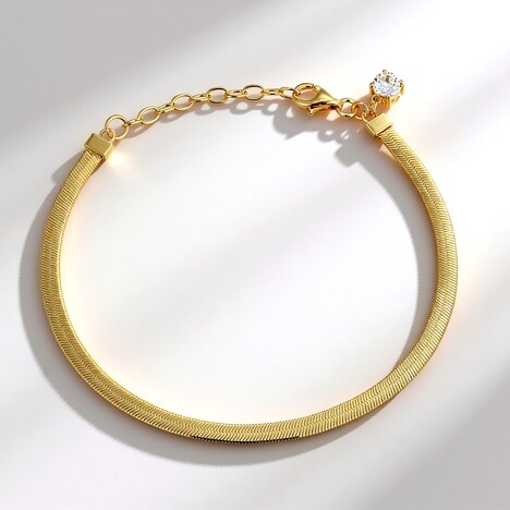 Bracciale in argento con Topazio Bianco