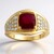 Anello in oro con Rubino Mozambico (de Melo Gold)