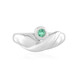 Anello in argento con Smeraldo Russo
