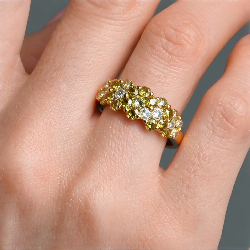 Anello in oro con Diamante Fancy SI2 (CIRARI)