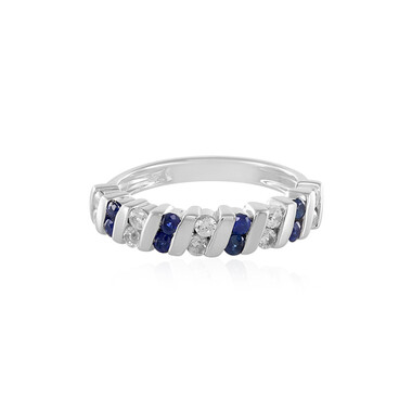 Blue Sapphire Silver Ring