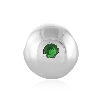 Pendentif en argent et Tsavorite de Tanzanie (MONOSONO COLLECTION)