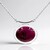 Collana in argento con Turchese Kingman Mohave Porpora (Jones Lee)