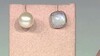 Pendientes en plata con Perla blanca Freshwater (TPC)