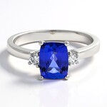 Anello in oro con Tanzanite AAA (CIRARI)