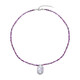 Collier en argent et Perle blanche de culture d'eau douce (MONOSONO COLLECTION)