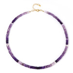 Collar en plata con Amatista de Marruecos