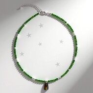 Collana in argento con Ammolite