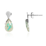 Venus Chalcedony Silver Earrings (Bali Barong)