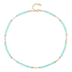 Collar en plata con Amazonita