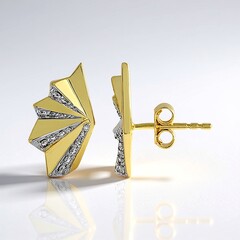 Boucles d'oreilles en or et Diamant Flawless (F) (LUCENT DIAMONDS)