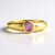 Anello in argento con Zaffiro Ceylon Rosa
