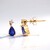 Orecchini in oro con Tanzanite AAA