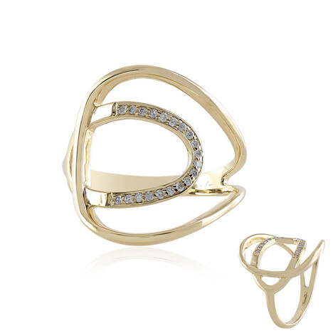 Anillo en oro con Diamante I2 (H) (de Melo Gold)