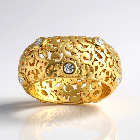 Anello in argento con Zircone