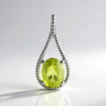 Ciondolo in argento con Sfene