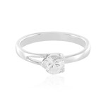 Zilveren ring met een zirkoon