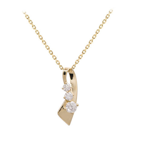 Gouden halsketting met een SI1 (H) Diamant (CIRARI)