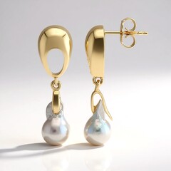 Orecchini in argento con Perla Akoya Blu Platino (TPC)