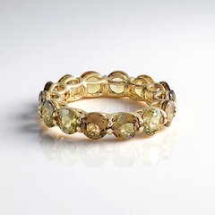Anello in oro con Tanzanite Gialla (non riscaldata)