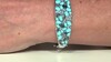 Brazalete en plata con Turquesa bella durmiente (Faszination Türkis)