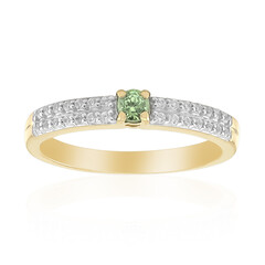9K Madagascan Demantoid Gold Ring