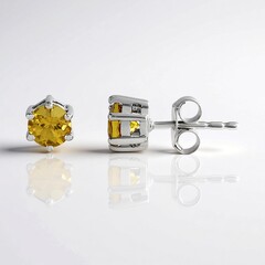 Orecchini in argento con Scapolite