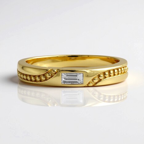 Anello in oro con Diamante SI1 (G) (Annette)