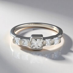 Anello in argento con Zircone