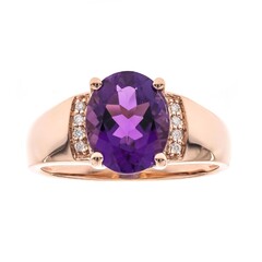 Amethyst-Goldring