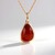 Collana in argento con Corniola (KM by Juwelo)