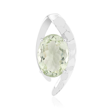 Grüner Amethyst-Silberanhänger (Pallanova)