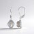 Orecchini in argento con Labradorite rosa Maniry