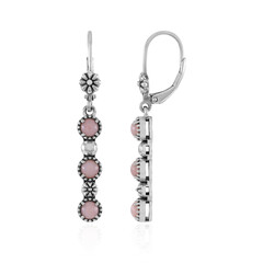 Boucles d'oreilles en argent et Opale rose (Desert Chic)