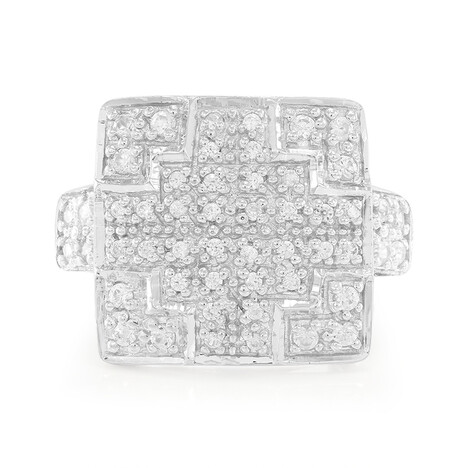 Anello in argento con Zircone