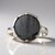 Anello in argento con Meteoriti di Aletai