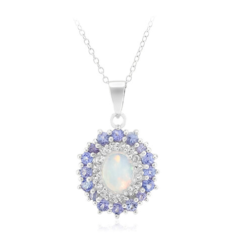 Collar en plata con Ópalo de Welo