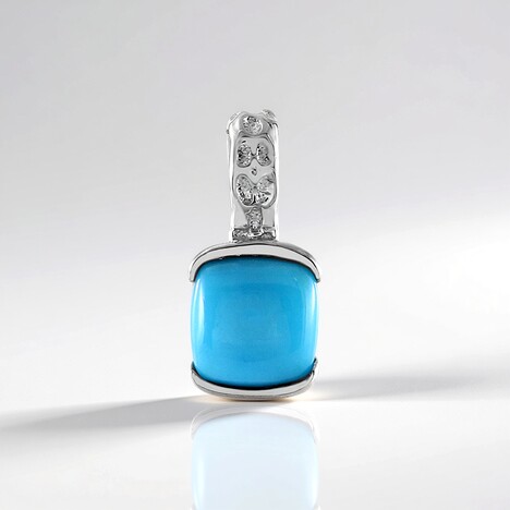 Pendentif en argent et Turquoise Sleeping Beauty (Faszination Türkis)
