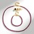 Parure en argent et Rubis