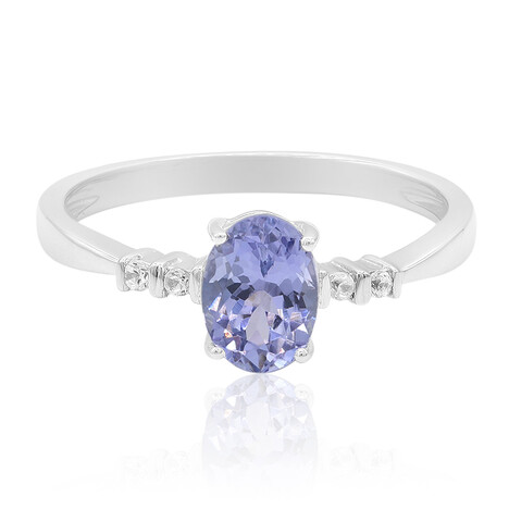 Anello in argento con Tanzanite (non riscaldata)
