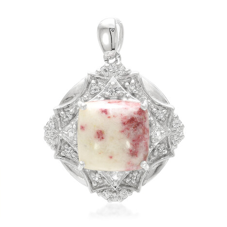 Ciondolo in argento con Cinabro