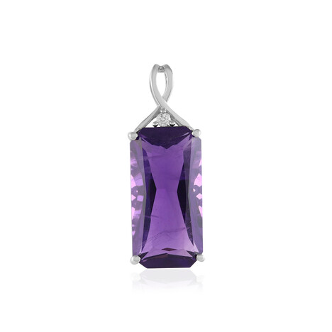 Sibirischer Amethyst-Silberanhänger