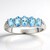 Anello in argento con Acquamarina Santa Maria