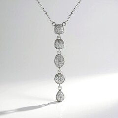 Collana in argento con Diamante I2 (H) (de Melo Essence)