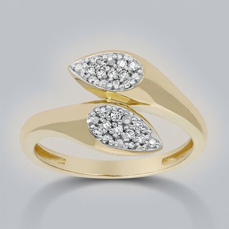 Bague en or et Diamant SI2 (H)