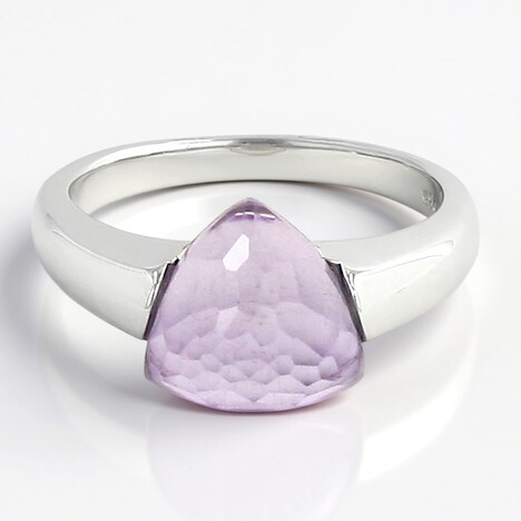 Anello in argento con Ametista