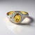 Anello in argento con Berillo Giallo