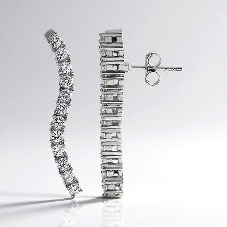 Orecchini in argento con Zircone