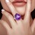 Zilveren ring met een Charoite