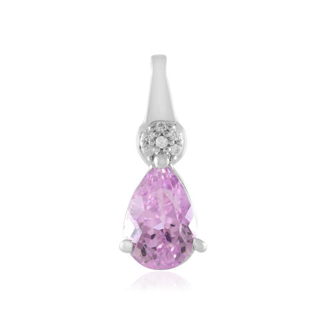 Ciondolo in argento con Kunzite